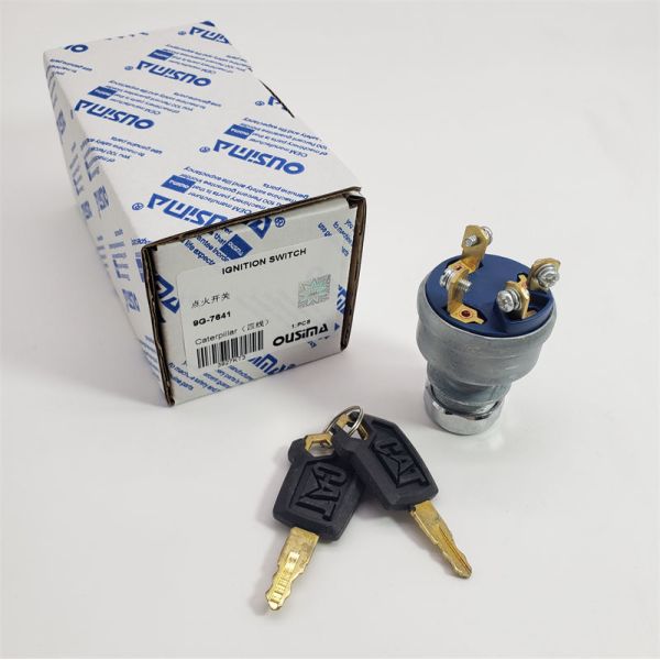 Excavator Ignition Switch 9G-7641 With Keys Fits For 924F 926 926E 928F 936F Starter Switch