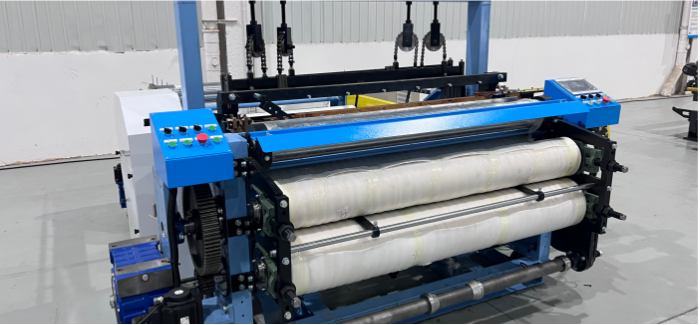 High Output 1300mm Maximum Width Wire Mesh Weaving Loom with Dual Servo Motor Control and PLC Touch Screen