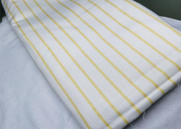 100% Cotton Yarn Dyed Brushed Flannel Fabric Skin Friendly