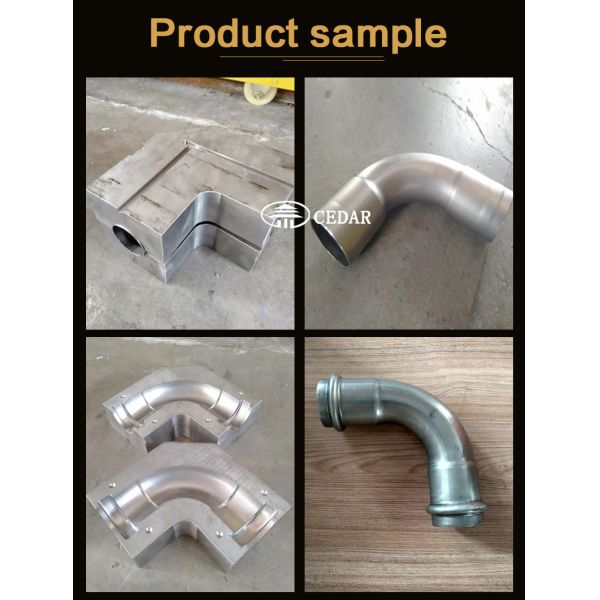 90 Degree Elbow CNC Automatic Double Head Chamfering Machine