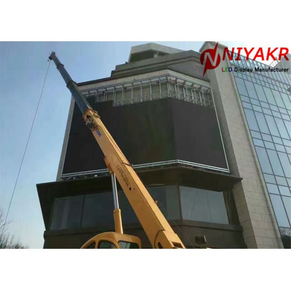 HD Outdoor Advertising Display Screens Outdoor LED Video Wall 96X96 Dots