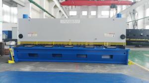 Máquina de cortar folhas de metal com balanço de viga ajustado sem passo para