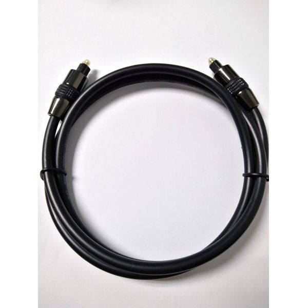 3 Feet Golden Plated 6mm Toslink Fiber Optic Audio Cable For TV Non - Shielded