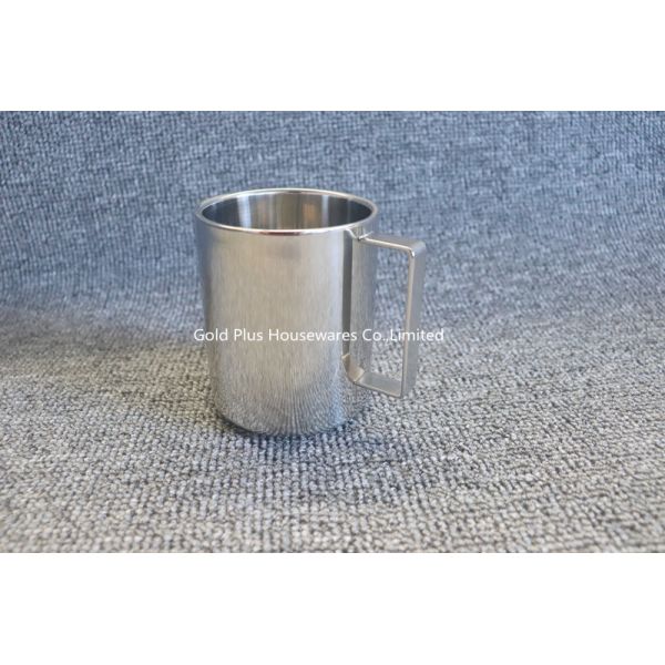 Eco Friendly 400ml Stainless Steel reusable coffee tumbler With Handle