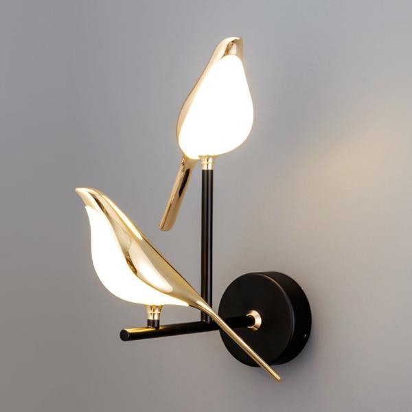 JYLIGHTING Popular Design Bird Wall Lamp Bedside Decoration Wall Lamp Bird Creative Wall Lighting