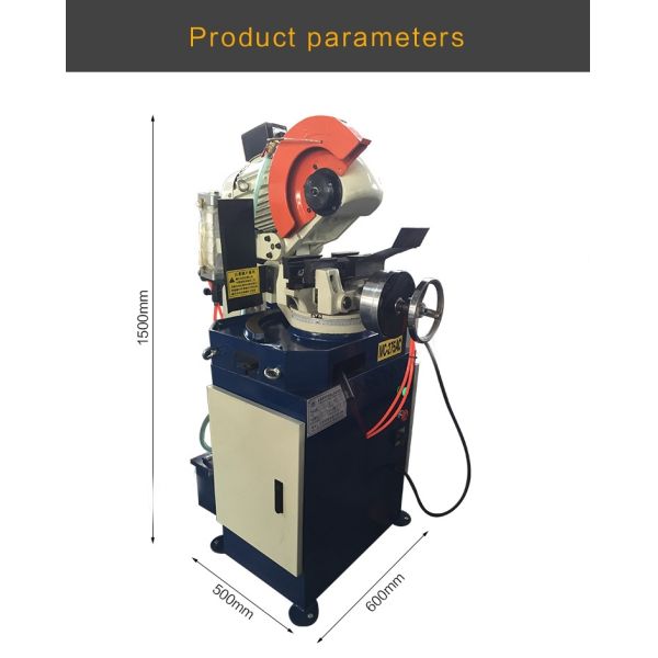 275AC Pneumatic Pipe Cutting Machine No Burrs No Dust Semi Automatic