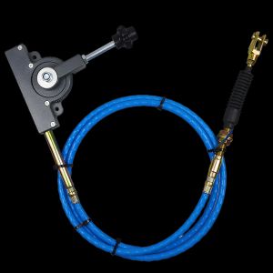 Black Hand Throttle Controller with Thicker Handle Bar for Vans Trucks Excavators and Road Rollers