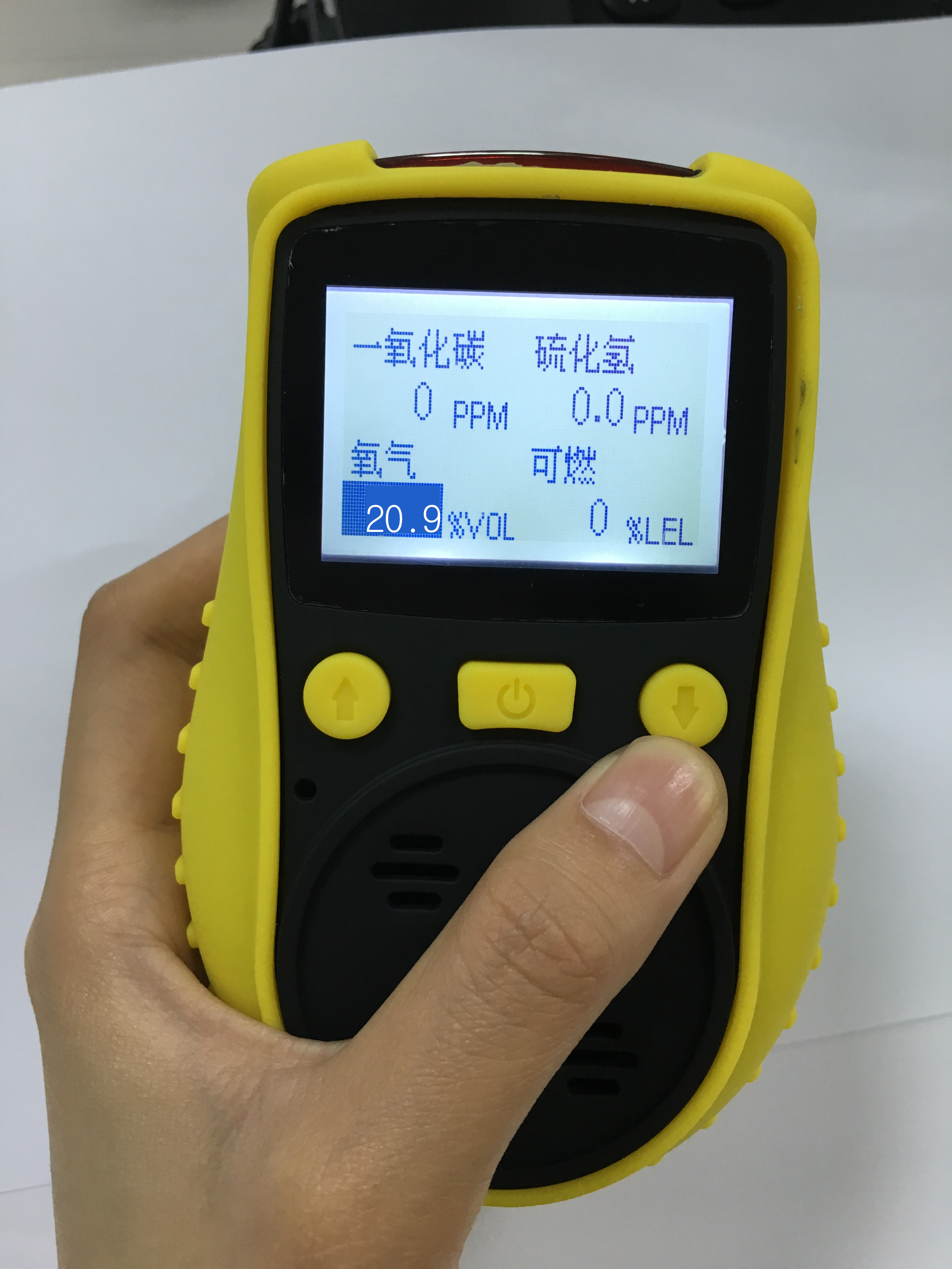 Мини Handheld Multi газовый счетчик O2его LEL CO H2S детектора газа с хранением Funnction