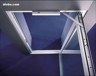 Серебряный гидравлический дверной скользящий замок для современной пожарной двери в стиле современного дизайна