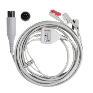 Compatible NIHON KONDEN MINDRAY COMEN 8000E ECG Patient Cable
