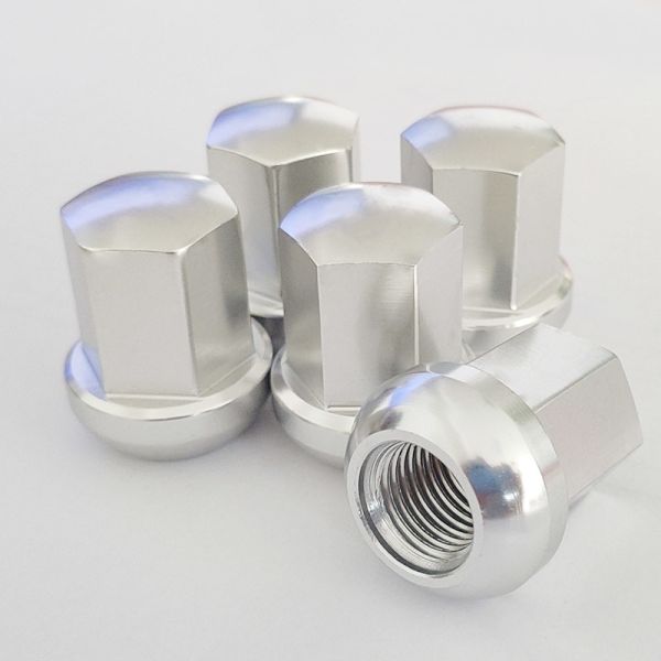32MM M14x1.5 Silver Aluminum Lug Nut For PORSCHE