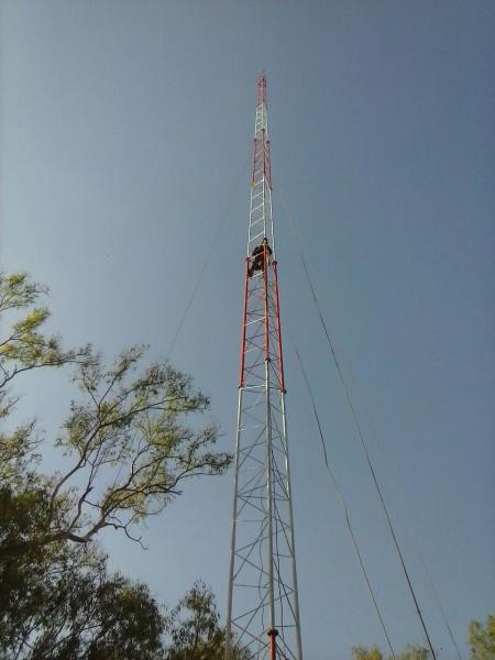 Sellf Supporting 4 Legged 30m 40m Guyed Wire Tower