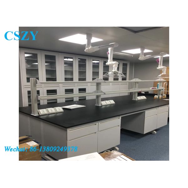 C- Frame Structure Chemical Lab Furniture Workstation For Experiment / Research