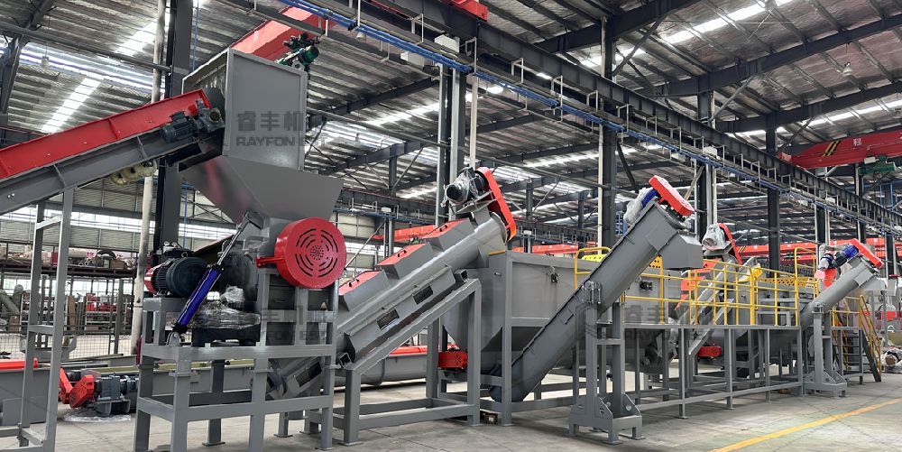 500-1000kg/h Waste PP Scrap Plastic Recycling Cold Washing Line Machine