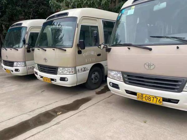                  Used 19 Seats Toyota City Bus Coaster High Quality on Promotion             