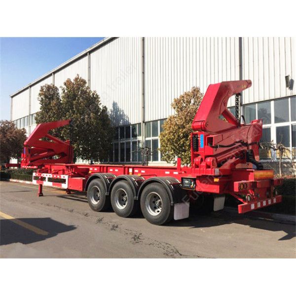 MQH37A 37 Ton Container Side Lifter Trailer Side Loader Truck Trailer  20ft 40ft