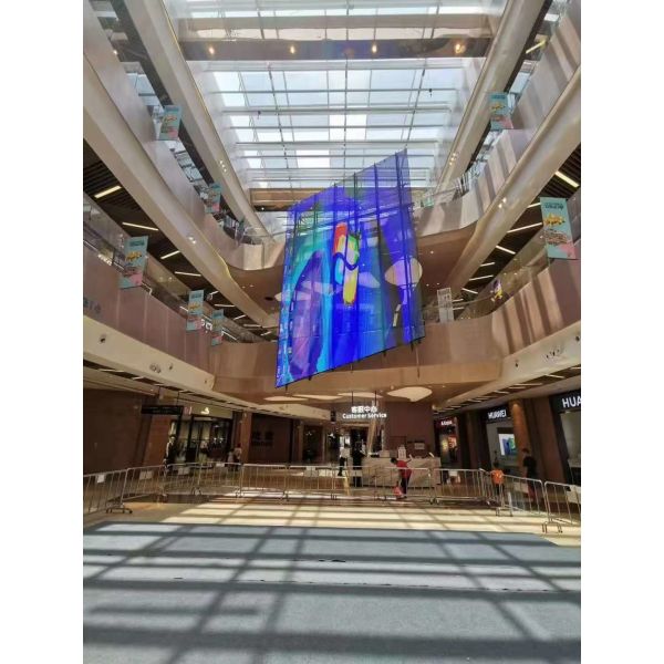 Стена/потолок/пол установили прозрачный экран СИД для крытого/на открытом воздухе