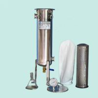 Caixa de filtro de 4 bolsas de aço inoxidável para sistema de tratamento de água