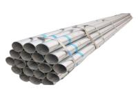 BS1387 Galvanised Steel Round Tube Hydraulic Cylinder With Slit Edge