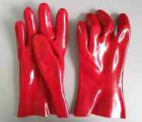 Produit chimique en caoutchouc de gants protecteurs de PVC de preuve d'huile d'EN388 300mm résistant