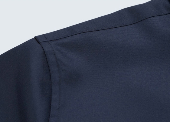 100% Cotton Casual Work Uniforms , Durable Short Sleeve Black Work Shirt For Men