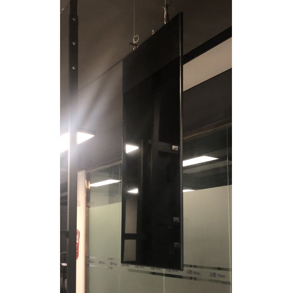 Супер тонким экран Двойн-стороны смертной казни через повешение Signage 49inch на открытом воздухе цифров установленный потолком