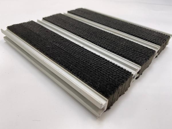Black 2.5mm Aluminium Heavy Duty Entrance Carpet