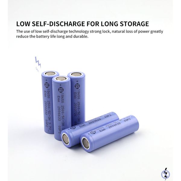 поставка экологической энергии клеток 18650 перезаряжаемые 2500mAh 5C иона лития 3.7v