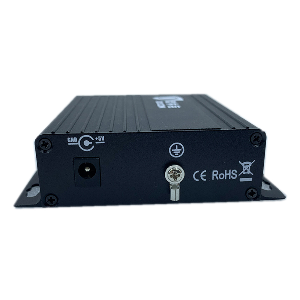 1 канал аналоговый видеомагнитофон RS485 Конвертер медиа-волокна 720P DC5V
