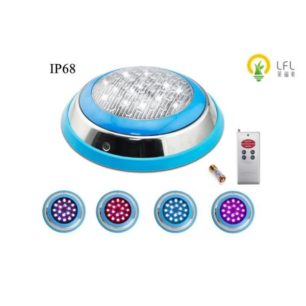 Round Shaped Metal Commercial LED Outdoor Lighting Remote Control 3000/4000/6500K
