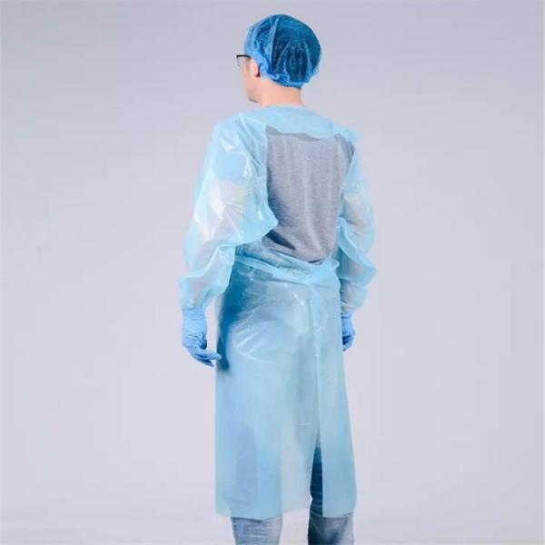Blue 2/5/10PCS Disposable Protective Clothing, Medical Isolation Gowns, Blue Protective Coverall