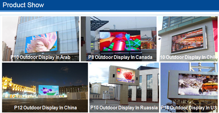 HD BIG Screen Outdoor LED Video Wall P6 / P10 With Fanless Power Supply