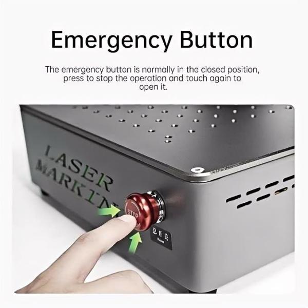 Mini Portable Laser Marker For Glass Wood Leather Plastic Small Business With BJJCZ Control System And Ultraviolet Light