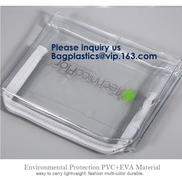 Cosmetic Makeup Bags, Frosted Promotional Frosted Makeup Cosmetic Bag Cloth Packaging With Slider Zip-Lock