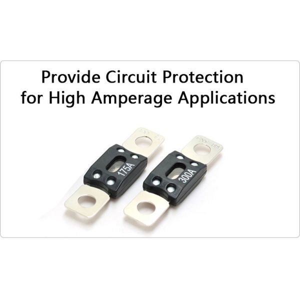 High Current Bolt Down M8 ANM AMG MEGA Fuse 100A 200A 300A 400A 500A for Car