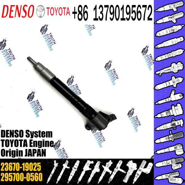 Common rail fuel injector 23670-0E020 295700-0560 23670-11020 23670-09430 23670-19025