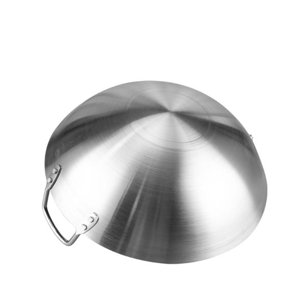 Стоя сковорода двойной ручки глубокая без крышки для ресторанов