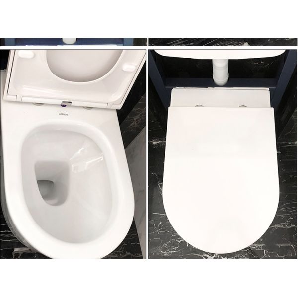 ARROW Water Saving Smart Wall Hung Toilet with Gravity Flushing and Concealed Tank