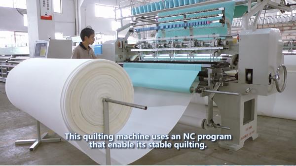 Multi Needle Lock Stitch Computerized Quilting Machine for Making Jackets