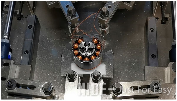 automatic bldc motor linear stator rolling up machine,stator coil roll-up mechanical