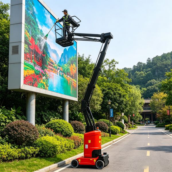 9M Self Propelled Sleeve Lift Indoor Botanical Garden And Biodome Canopy Platform