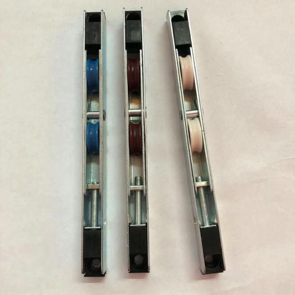 UPVC Sliding Door Roller Double Wheel Zinc Plating Pulley 158mm Length for Door Window