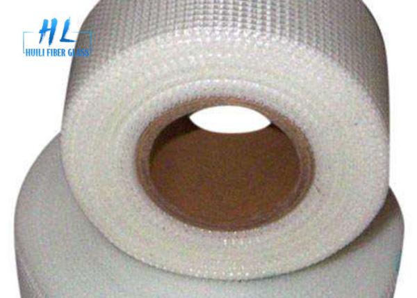 Alkali Resistant Plain Woven Fiberglass Tape 50m Length With Up To 500℃ Heat Resistance