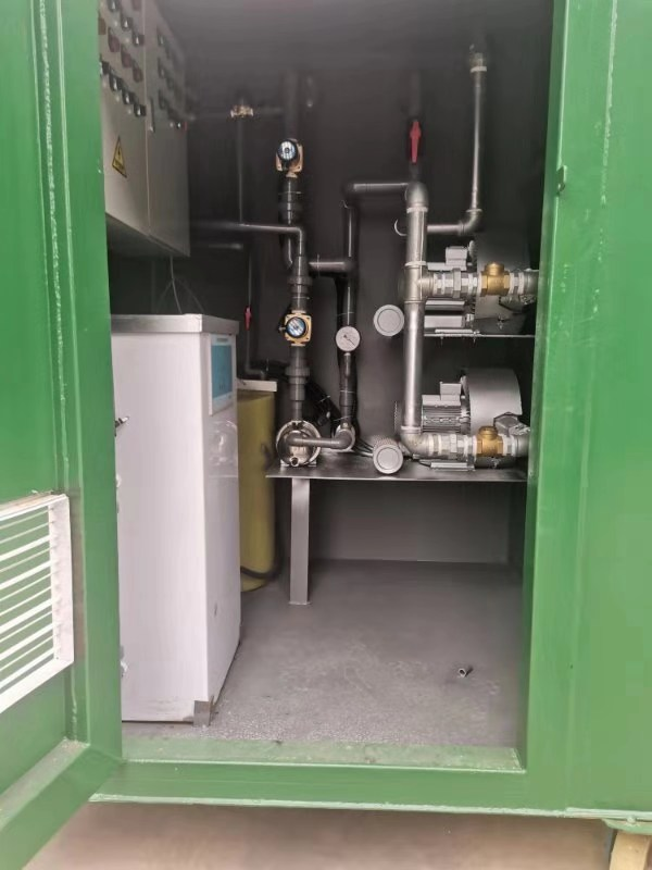 Containerized Waste Water Treatment Machine MBBR Sewage Treatment Plant 100m3/D