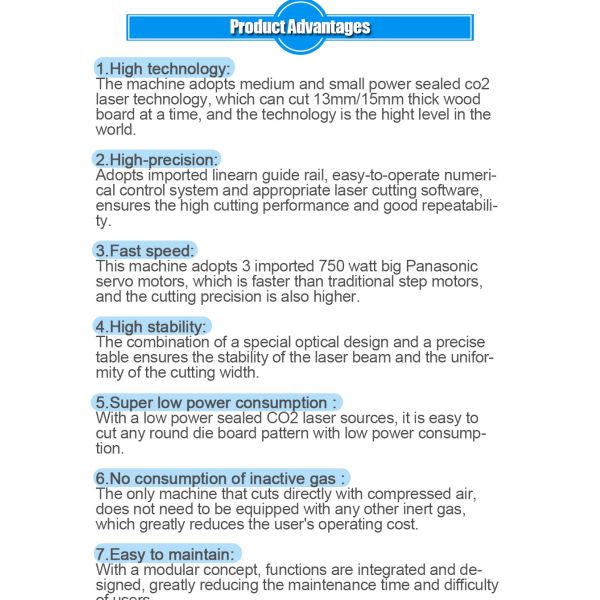 Foco automático rotatorio del equipo de troquelado de la madera contrachapada del MDF del molde 0.4-1.5m m ajustable