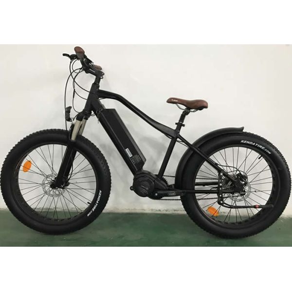 1000w Aluminum Fat Tire Custom Electric Bike Disc Brake With Lithium Battery