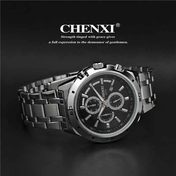 C027D Gift Watch Box Packing Free Sample Small MOQ OEM Watch Stainless Steel Band Watches