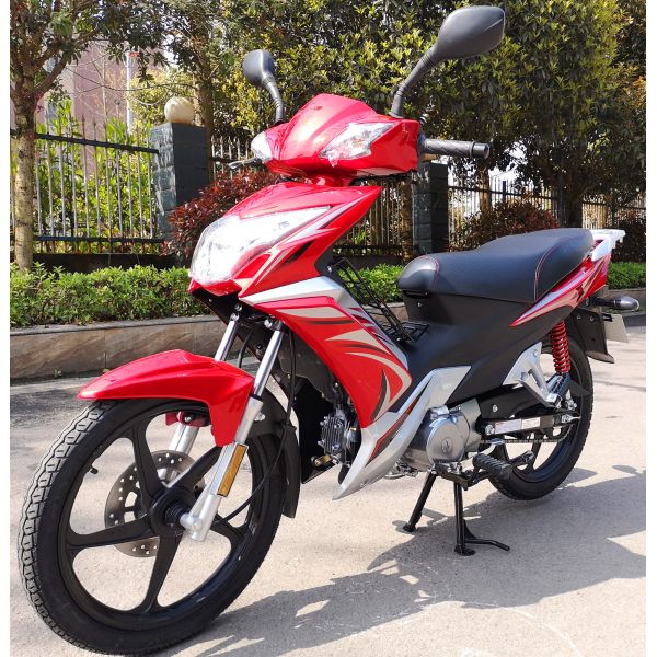 Single Cylinder Street Cub Motorcycle 110cc Front Disc / Rear Drum Brake Type