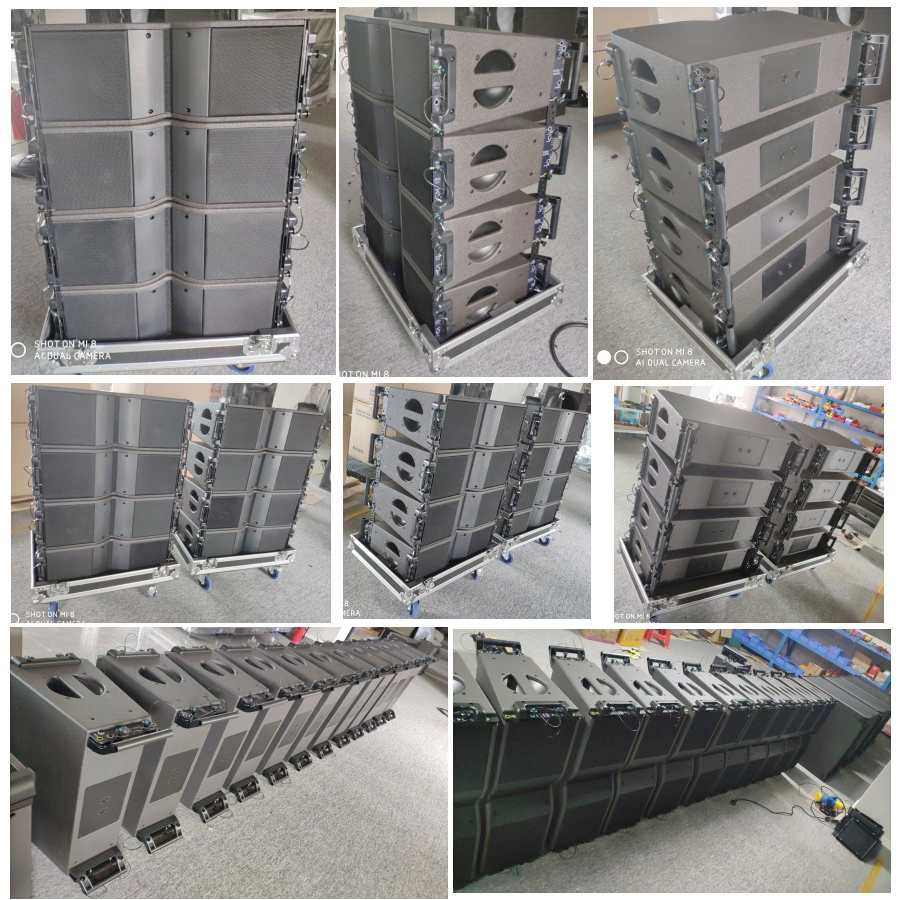 professional dual 8inch speaker line array pro audio system