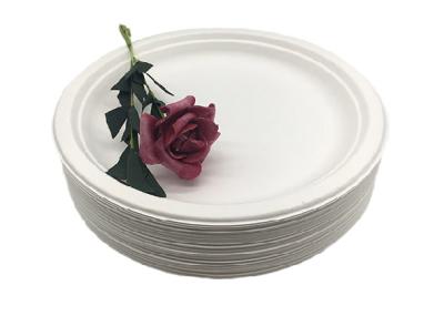 Placas Compostable da cana-de-açúcar natural do petisco 100% de 9 polegadas